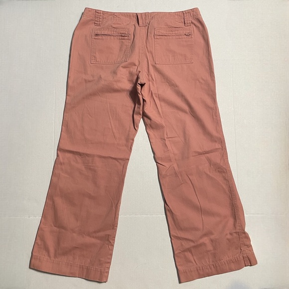 Y2K Vintage Wide Leg 100% Cotton Chino Mid-rise pink pants. Old Navy, size 16 - Picture 4 of 15